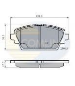 COMLINE - CBP0802 - Колодки дисковые