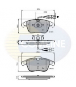 COMLINE - CBP22002 - Тормозные колодки COMLINE (Англия)