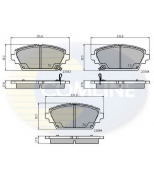 COMLINE - CBP3802 - Колодки дисковые