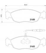 TEXTAR - 2143001 - Колодки тормозные дисковые передн CITROEN: SAXO 96-03,  PEUGEOT: 106 II 96-, 306 94-01, 306 Break 97-02, 306 хечбэк 93-01, 306 кабрио 94-02