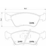 TEXTAR - 2197502 - Колодки диск.Toyota Avensis  97-