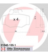 ZIMMERMANN - 215451551 - Гальмiвнi колодки дисковi