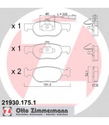 ZIMMERMANN - 219301751 - Тормозные колодки