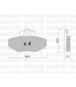 METELLI - 2201310 - Комплект тормозных колодок, диско