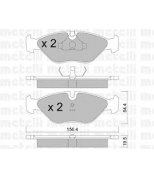 METELLI - 2202090 - Колодки тормозные передние к-кт SAAB 900 (1988-1993)/900 (1993-1998)