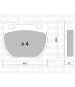 METELLI - 2203541 - Комплект тормозных колодок, диско