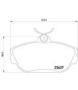 MINTEX - MDB1782 - Колодки торм.диск.пер.Ford Taurus 3.0V6/24V' 96-99