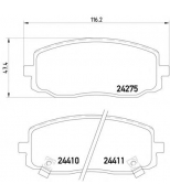 MINTEX - MDB2720 - Колодки торм.диск.пер.Kia Picanto1.0-1.1' 04-05