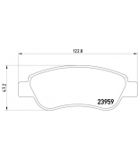 MINTEX - MDB2743 - Колодки торм.диск.пер.Citroen C1//Peugeot 107//Toy