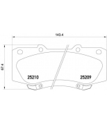 MINTEX - MDB3160 - Колодки тормозные передние к-кт