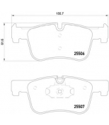 MINTEX - MDB3216 - Колодки тормозные передние к-кт BMW 1-СЕРИЯ (F20 F21) 3-СЕРИЯ (F30 F31)