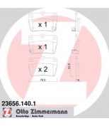 ZIMMERMANN - 236561401 - Колодки тормозные дисковые Toyota
