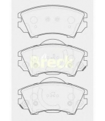 BRECK-LUMAG - 244120070110 - Колодки тормозные дисковые передние (с проводом)