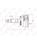 LYNX - CO5121 - ШРУС наружный MAZDA 626 2.0-2.D 83-87