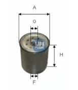UFI - 2433100 - 24.331.00 Фильтр топливный