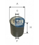 UFI - 2446100 - Фильтр топливный, дизель