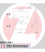 ZIMMERMANN - 240131551 - Гальмiвнi колодки дисковi