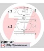 ZIMMERMANN - 243101901 - Колодки тормозные MER W204/W212/S204/A207/C207/S212 F 07/10-]]
