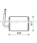 AVA - MZA6268 - Радиатор печки