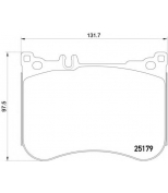 TEXTAR - 2517901 - PAD KIT  DISC BRAKE