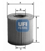UFI - 2515100 - Фильтр масляный