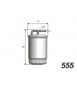 MISFAT - M618 - Топливный фильтр