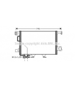 AVA - MS5360 - Конденсер MB W203  06/2004->