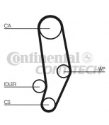 CONTITECH - CT704K1 - Ремень ГРМ + ролик