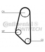 CONTITECH CT732 Ремень зубчатый CT732