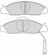 FERODO - FDB1156 - FDB1156 Колодки торм.передние к-т SSANGYONG KORANDO, MUSSO 1996 - 2005 FERODO