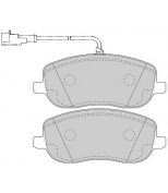 FERODO - FDB1787 - Комплект тормозных колодок дисковый тормоз