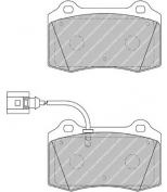 FERODO - FDB1896 - Комплект тормозных колодок дисковый тормоз