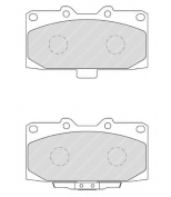 FERODO - FDB1982 - Комплект тормозных колодок, диско