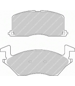 FERODO - FDB943 - Комплект тормозных колодок, диско