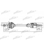 PATRON - PDS0144 - Полуось лев CITROEN: DISPATCH 1.9 TD 94-, DISPATCH Van 1.9 TD 94-, EVASION 1.9 TD/2.0 Turbo C.T./2.1 TD 94-02, JUMPY 1.9 TD 94-, JUMPY фургон 1.9 TD 94-,