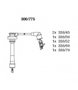 BREMI - 300775 - К-кт в/в проводов galant IV 2.5 96-...