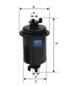 UFI - 3155000 - 31.550.00 Фильтр топливный