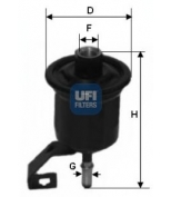 UFI - 3177600 - Фильтр топливный