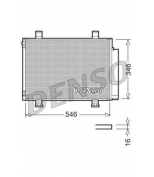 DENSO - DCN47001 - Конденсатор SUZ Swift III 1.3, 1.5, 1.6L 02.05-