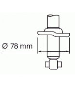 KAYABA - 341277 - Амортизатор подвески задний газовый TOYOTA Celica (ZZT230) /