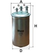 MFILTER - DF679 - Фильтр топл renault duster/logan/sondero 1.5 dci