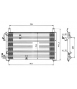 NRF - 35197 - Конденсатор кондиционера daewoo espero (klej) 1.5 16v bj 199502-199906 DAEWOO