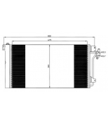 NRF 35622 Радиатор кондиционера: T-V/Multivan-V/03-09/2.0/2.5D