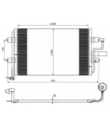 NRF - 35733 - Радиатор кондиционера