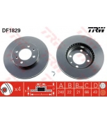 TRW DF1829 Диск тормозной передн