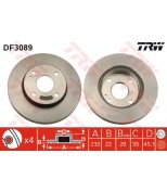 TRW DF3089 Диск тормозной DF3089