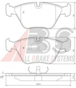 ABS - 36755 - Комплект тормозных колодок, дисковый тормоз