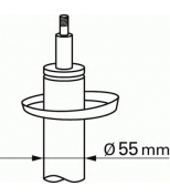 BOGE - 36E91S - Амортизатор VW TOURAN передний