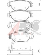 ABS - 37059 - Колодки тормозные зад. Opel Astra G/Zafira A  1,2-2,0TDI 09/98-> 1605961/1605105/1605093/1605040/1605039/1605025