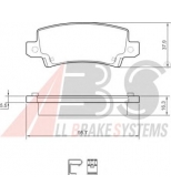 ABS - 37406 - 37406 дисковые колодки ABS